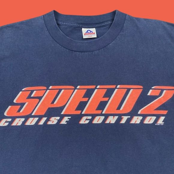 Vintage Single Stitch 1997 Speed 2 Cruise Control Movie Promo Shirt Size XL - Picture 2 of 4